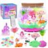 Hannstar Fairy Garden Kits for Kids - Light Up Terrarium kit Birthday Gift for Girls Ages 4 5 6 7 8 10 12 Years Old - Creative Garden Toys for Girls - DIY Arts and Crafts Kit for Kids