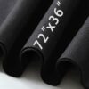 HaoFeijh Black Felt Fabric 72 * 36 Inch Wide 1.6mm, Soft Black Felt Sheets by the Yard, Acrylic Craft Felt Fabric Roll for DIY Craftwork, Sewing Patchwork, Holiday Decorations