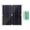 Haofy 20W Monocrystalline Solar Panel Kit, PWM Controller System Efficiently 22% Conversion 12V Output for RV Boat Yacht Shed Battery Charging in Outdoor Locations (40A Controller)