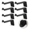 HAOPAIXW Adhesive Cowboy Hat Rack for Wall, Curved Hat Holder Organizer for Western Room Decor, No-Drill Multifunctional Storage Hooks for Closet, Door and Man Cave(7 pack)