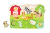 Hape Farm Animals Peg Puzzle