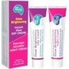 Happiness Glow Day & Night Cream Duo | Skin Moisturizer | Lightweight & Non-Greasy Face Cream for Healthy-Looking Glow | For Men & Women | 15 g × 2 (30 g)