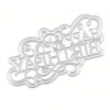 Happy Birthday Embossing Cutting Dies Carbon Steel Die Cut Templates for Card Making Scrapbooking Paper Packaging Happy Birthday Die Cutter