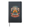 HAPPY FIRST DAY of SCHOOL Excited Kids Hardcover Journal, Black