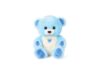 Happy Glow Glow Bears Light Up Stuffed Animal with Voice Recording, Night Light & Pre-Loaded Stories. LED Interactive Plush, Baby & Toddler Early Learning Educational Toy (Blue)