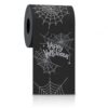 Happy Halloween Gifts for Women Men Teens, Spooky Cobwebs Halloween Birthday Decorations Ideas, Printed Horror Spiders Pattern Toilet Paper Roll, Scary Bloody Bathroom Table Themed Party Favors
