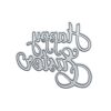 Happy Holiday Die Cut Templates Carbon Steel Cutting Dies for Scrapbooking Card Making Photo Album Packaging Decoration Cutting Dies and Stamp Christmas for Scrapbooking for Card Making