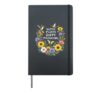 Happy Pollinator Garden Native Plants Happy Polinators Hardcover Journal, Black