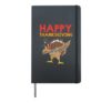 Happy Thanksgiving Dabbing Turkey Gamer Gaming Boys Men Gift Hardcover Journal, Black