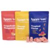 Happy Wax Citrus Collection: Natural, Non-Toxic Scented Soy Wax Melts – Total 6oz Variety Pack: Grapefruit Mangosteen, Tropical Citrus, Orange Sorbet