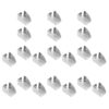 Happyyami 30pcs Metal Shelf Bracket Clips for Cabinets and Wood Shelves with Pressfit Design Easy Installation and Tool-Free Adjustment for Office Document Organization