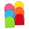 Happyyami 6pcs Colorful Fridge Magnet Clips Metal Magnetic Memo Clips for Refrigerator Display Artwork and Decorating, Mini Fridge Accessories for Home and Office Use