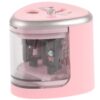 Happyyami Automatic Electric Pencil Sharpener Removable Holders with Dual Holes Powerful Motor, Plastic Body and Protection Lid for 6-12mm Pencils for Home and School Use