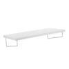 Happyyami Heavy Duty Tool-Free Hanging Wall Mount Organizer Plastic Pegboard Shelf White with No Drill Installation for Garage and Garden Storage of Tools and Keys
