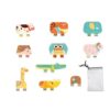 harayaa 10x Animal Blocks Stacking Toy Fine Motor Skills Portable Learning Activities