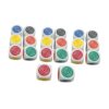 harayaa 20x Game Dice Set Color Recognition Family Game Collections Colorful Dice