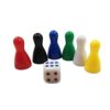 harayaa 35 Pieces Game Chessman Piece Playing Dice Board Game Accessories Safe Material for Children and Adults Suitable for, 6
