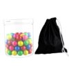harayaa 50x Counting Balls Colored Ball Develop Math Skills Color Recognition Toy Balls