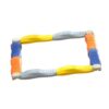 harayaa 8 Pieces Kids Balance Beam Stepping Stone Obstacle Course Set Features Curved Beams and Stepping Stones Sturdy Structure for Early Learning Suitable F, Style C