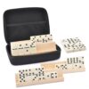 harayaa Domino Set 28 Dominoes Fun Activity Professional Family Game Travel Toy Table