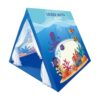 harayaa Kids Play Tent Large Indoor Playhouse Teepee for Children Castle Tent with Cloth Iron PP Material Portable and Spacious Suitable Girl, Blue