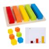 harayaa Math Learning Blocks Fine Motor Developmental Girls Wooden Blocks