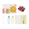harayaa Preschool Kids Counting Sorting Early Education with 2 Test Tubes Clips Matching