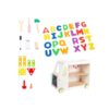 harayaa Push Activity Along Sit and Stand with Wooden Construction and Music Panel Suitable for, White