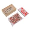 harayaa Russian Lotto Wood Wooden Box Lotto Board Games for