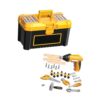 harayaa Tool Set Kids Tool Set Toy Drill Construction Tools Realistic Electronic Drill with Manual Bits Sturdy PP Material Suitable for Home, Yellow