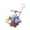 harayaa Walker Push Toy Push Along Walking Toy with Adjustable Handle and Bell Sound Nonslip Wheels Sturdy Material Suitable for Learning Balanc, Blue