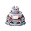 harayaa Wooden Box Rotatable Ornament 3D Puzzle Assembly Toy Handmade Wood Block Toy Traditional Mechanical Movement Suitable for Gi, Blue