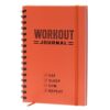 Hardcover Fitness Journal Workout Planner for Men & Women - A5 Sturdy Workout Log Book to Track Gym & Home Workouts - Vivid Orange