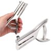 HARFINGTON Single Hole Punch 2" Reach | 3/8"(10mm) Metal Handheld Hole Puncher Craft Tool Paper Puncher for Paper Tag Card DIY Crafts Plastic Cardboard