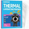 HARTWII 3.5Mil Laminating Sheets 8.5 x 11 Inches,30Pack Letter Size Thermal Laminating Pouches 9 x 11.5 Clear Lamination Sheet Paper Round Corners, Clear for Documents,Office,School,Home Supplies