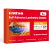 Hartwii Thicker Self Adhesive Laminating Sheets,100PCS 8.5 x 11 Self Sealing Laminate Sheets Lettter Size No Machine No Heat 4mil Clear Laminating Sheets for Protecting Documents, Photos