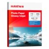 HARTWII Thin Glossy Inkjet Paper 8.5x11 Inches, 110 Sheets brochure paper, 115gsm Photo Paper for Inkjet Printer with Dye Ink for Custom Chip Bag Party Favors