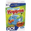 Hasbro Gaming Hungry Hungry Hippos Grab and Go Game, Portable Game for 2 Players, Travel Game for Kids, Includes 2 Chomping Hippos