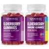 HAVASU NUTRITION Family Elderberry Gummies Bundle for Adults & Kids - Sambucus Elderberry with Vitamin C & Zinc - Immune Support Gummies - Vegan, Non-GMO - Berry Flavor - 120 Count Each