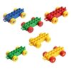 HAXYBZ Big Building Block Vehicle Set Compatible with Duplo, Toddler Learning and Educational Toy Car Playset