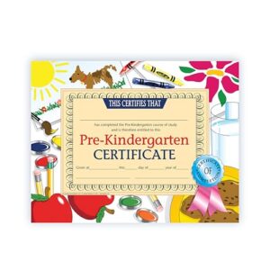 Hayes Pre-Kindergarten Certificate, 8.5" x 11", Pack of 30