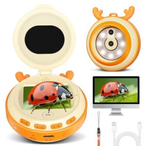 Hayve Kids Microscope and Camera 2.0" IPS Screen Kid Electronic Toys