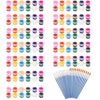 héBei 12 Pack 168 Pcs Mini Acrylic Paint Set with Brushes for Kids Adults Craft Paints, 12 Colors Washable Acrylic Paint Strips for Home Classroom Birthday Party DIY Favors