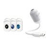 HD 2-in-1 Space Projectors Night Light 360° Rotating Galaxy Light