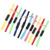 Healeved 10pcs Elastic Pu Leather Bookmarks Set with Stretchable Bands, Spot Marker for Bible and Cookbook, Keeps Pages Organized, for Professionals and Readers Random Color