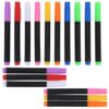 Healeved 16pcs Neon Liquid Chalk Pens for Glass Surfaces and LED Light Drawing Boards, Fine Tip Erasable Markers with Vivid Fluorescent Colors, for Classroom Teaching and Home Random Color