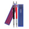 Healeved 2.0mm Mechanical Pencils for Woodworking Professionals, Sturdy Construction with Compact and Portable Design, Automatic Carpenter Pencils with Refills for Professional Engineering