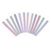 Healifty 12pcs Multicolored Thick Tip Marker Pens with Soft Chisel Tip for Clear Line Visibility and Smooth Writing, for Study and Classrooms, Includes Convenient Carry Bag