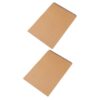 Healifty 2pcs Student Sketch Books with Coil Binding and Blank Pages, Easy to Tear and Carry Drawing Pads for Creative Writing and Painting, Sturdy Khaki Paper Drawing Books