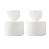 Healifty 2 Rolls of Disposable Cotton Face Towels 60 Pieces Each, Soft and Safe for Babies, No Chemical Addition, Dry and Wet Cleansing Wipes for Makeup Removal and Travel Use